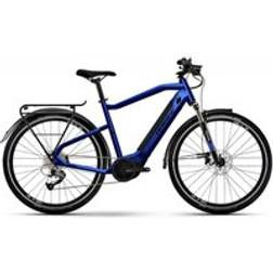 Haibike Elcykel Hybrid Trekking 4 High Gloss Matt Blue S Herrcykel