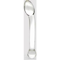 LoveHoney Slimline G-Spot Sensual Glass Dildo Clear
