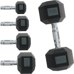 Body Revolution Hex Dumbbells Pair 10kg