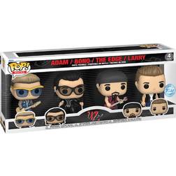 Funko Pop! Rocks U2 Zoo TV Adam Bono the Edge Larry 4 Pack