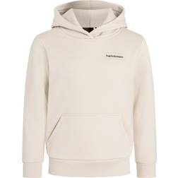 Peak Performance Junior Logo Hood Sweatshirt - Sand Fog