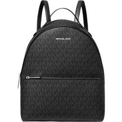 Michael Kors Sheila Medium Signature Logo Backpack - Black