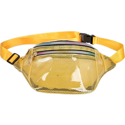 Grandado Travel Waist Fanny Belt Bag - Yellow