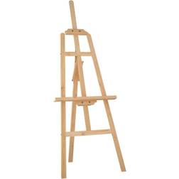 vidaXL Easel Stand Wooden Artist Easel Floor Studio Easel Solid Wood Pine