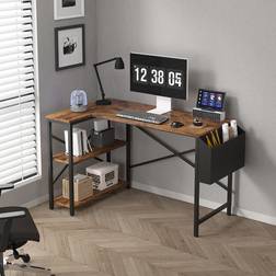 MCC 100CM, Brown Corner Shaped Writing Desk