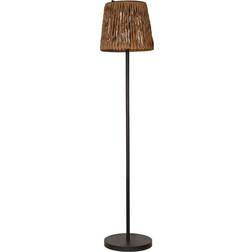 Star Trading Solcellelampe Cesta 127 cm Brun Gulvlampe