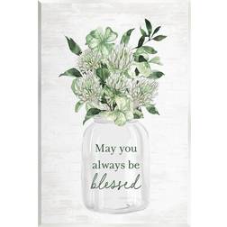 Stupell Be Blessed Herb Bouquet Green/White Wall Decor