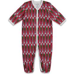 Roller Rabbit Roberta X Maisonette St Nick Footie Pajamas - Red