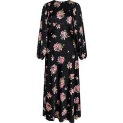 Neo Noir Ilba Flower Bunch Dress - Black