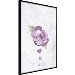 Artgeist He Loves Me/He Loves Me Not Black Plakat 50.8x76.2cm