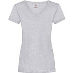 Fruit of the Loom Valueweight V-Neck Lady T-Shirt - Grey