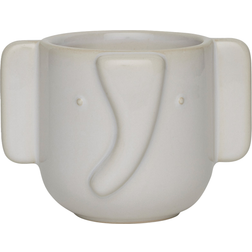 OYOY Elephant Flowerpot Ø9.6 cm Off White