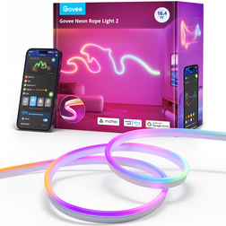 Govee Neon Preinstalled Transparent/White LED bånd