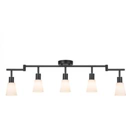 Nordlux Cole Black Ceiling Flush Light 8cm