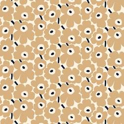 Marimekko Little Poppy Dug Hvid, Blå, Beige, Naturfarvet (145x88cm)