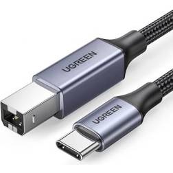 UGREEN USB-C Till USB-B 2.0 Skrivarkabel 2 m