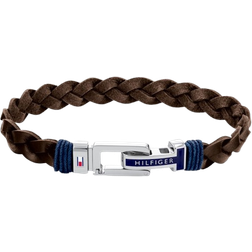 Tommy Hilfiger Braided Bracelet - Silver/Blue/Brown