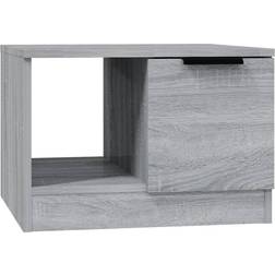 vidaXL Engineered Wood Grey Sonoma Mesa de Centro 50x50cm