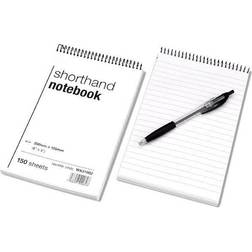 White Box Spiral Shorthand Notebook 200mmx150mm