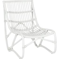 Bay Isle Home Howard Beach Upholstered White Lounge Chair 30.9"