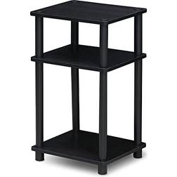 Furinno Just 3-Tier Turn-N-Tube Americano/Black Small Table 34x29.2cm