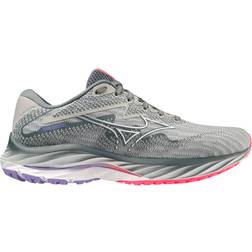 Mizuno Wave Rider 27 W - Pearl Blue/White/High-Vis Pink