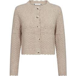 Co'Couture Pointellecc Cardigan - Bone