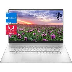 HP 17.3" HD+(1600 x 900) Touch Laptop, AMD Ryzen 5 7530U(Beats i7-1165G7) Processor, 16GB RAM, 1TB SSD, Wi-Fi 6 and Bluetooth 5.3, Backlit Keyboard,Windows 11 Home, Sliver