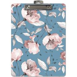 Better Office Products Fashion Clipboard Floral Design A4 12.5"x9"