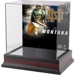 Fanatics Authentic Joe Montana Notre Dame Fighting Irish Deluxe Mahogany Mini Helmet Case