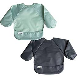 Tiny Twinkle Mess Proof Full Sleeve Bibs 2-pack