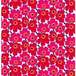 Marimekko Pieni Unikko Fabrics Red