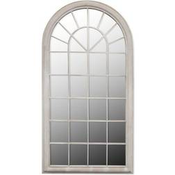 vidaXL Garden Mirror White Espejo de Pared 60x116cm