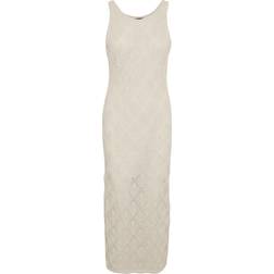 Vero Moda Riviera Long Dress - Grey/Birch