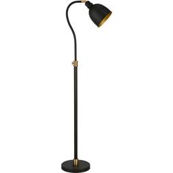 Hudson & Canal Vincent Blackened Bronze Floor Lamp 58"