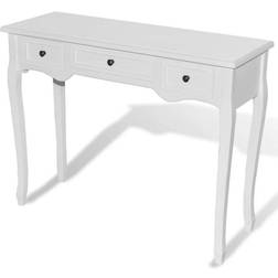 vidaXL 241143 White Konsolbord 35x100cm