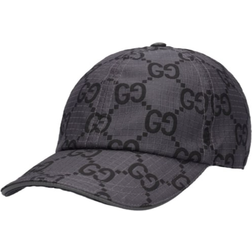 Gucci Ripstop Baseball Cap - Dark Grey/Black