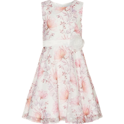 Happy Girls Girl's Branches & Berries Sleevless Dress - Rose/Light Purple/White