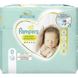 Pampers Premium Protection Diapers Size 0 0-3kg 22pcs