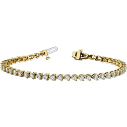 Gem & Harmony Tennis Bracelet - Gold/Diamonds