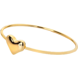 Hot Diamonds Desire Bangle - Gold/Transparent