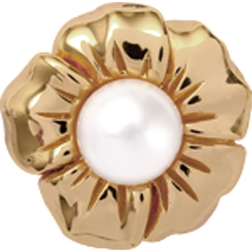 Christina Collect Flower Charm - Gold/Pearl
