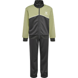 Hummel Kid's Lubago Tracksuit - Oil Green (221024-7400)