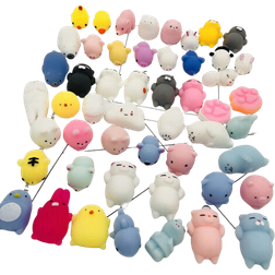 Squishies Kawaii Mochi Squeeze Stretch Stress Squishy 30pcs