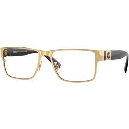 Versace VE1274 1002 Gold Size Free Lenses HSA/FSA Insurance Blue Light Block Available