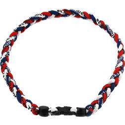 Mapof Beauty Three Braided Rope Tornado Necklace - Multicolour