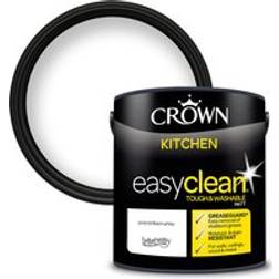 Crown Easyclean Kitchen Pure Wall Paint White 2.5L