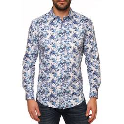 Robert Graham Ronson Classic Fit Floral Button Up Shirt - Blue