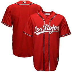 Majestic Men's Scarlet Cincinnati Reds Alternate Los Rojos Cool Base Jersey