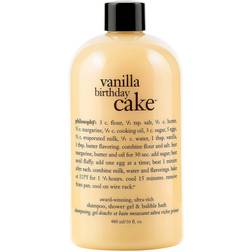 Philosophy Vanilla Birthday Cake Shampoo Shower Gel & Bubble Bath 480ml